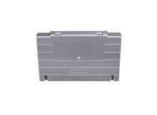 Load image into Gallery viewer, Super Nintendo [SNES] Game Cartridge Shell [Non FX] [Metallic Silver] [No Logo]
