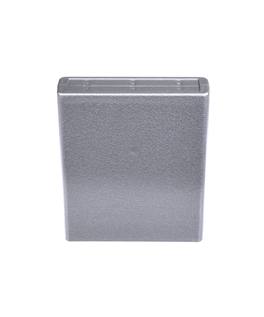 Game Cartridge Shell [Metallic Silver] for Atari 7800
