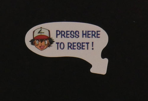 Nintendo 64 Console Reset Label [Pokémon]