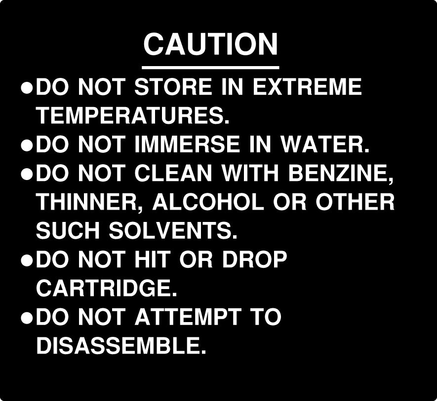 Nintendo NES Color Dream Game Cartridge Back Label [Black Variant]