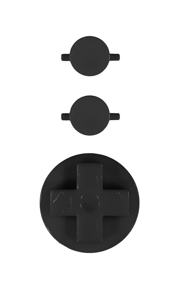 Nintendo NES Controller Buttons [Solid Black]