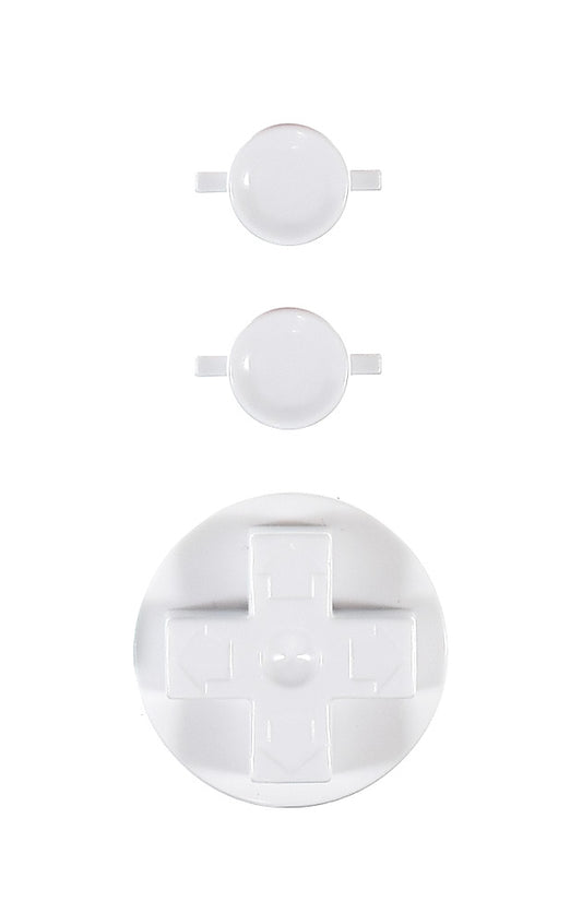 Nintendo NES Controller Buttons [Solid White]