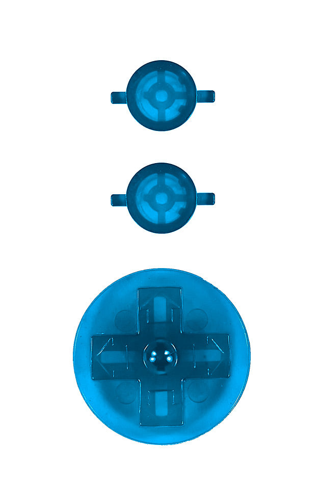Nintendo NES Controller Buttons [Transparent Blue]