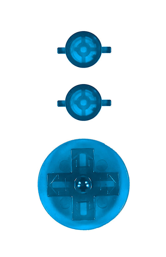 Nintendo NES Controller Buttons [Transparent Blue]