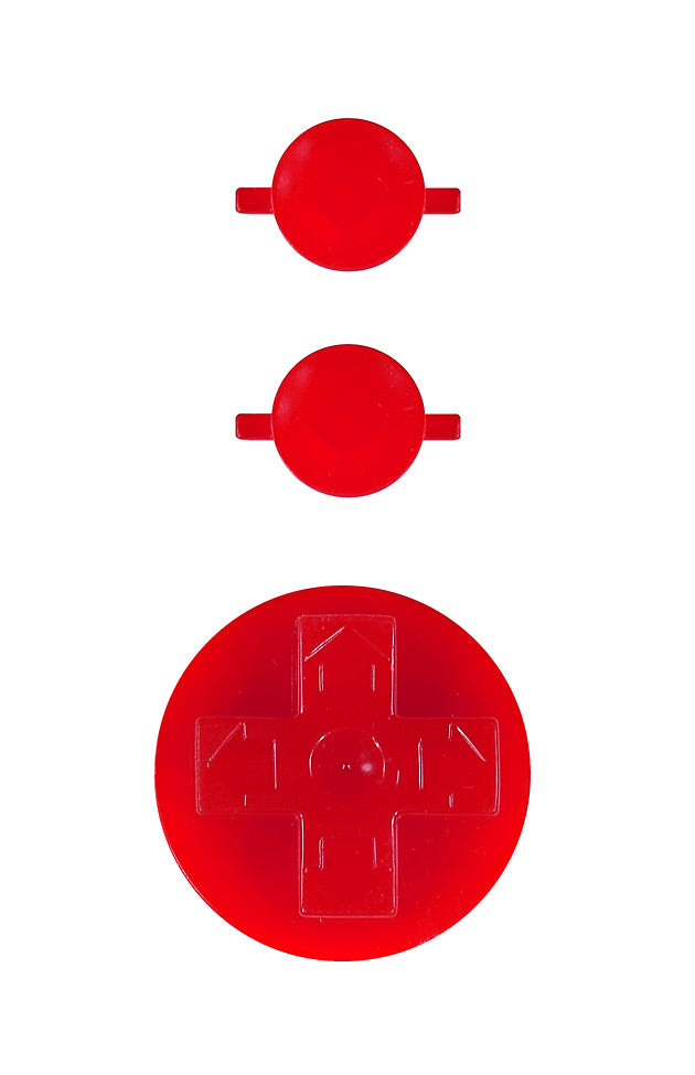 Nintendo NES Controller Buttons [Clear Red] – Hoskbrew