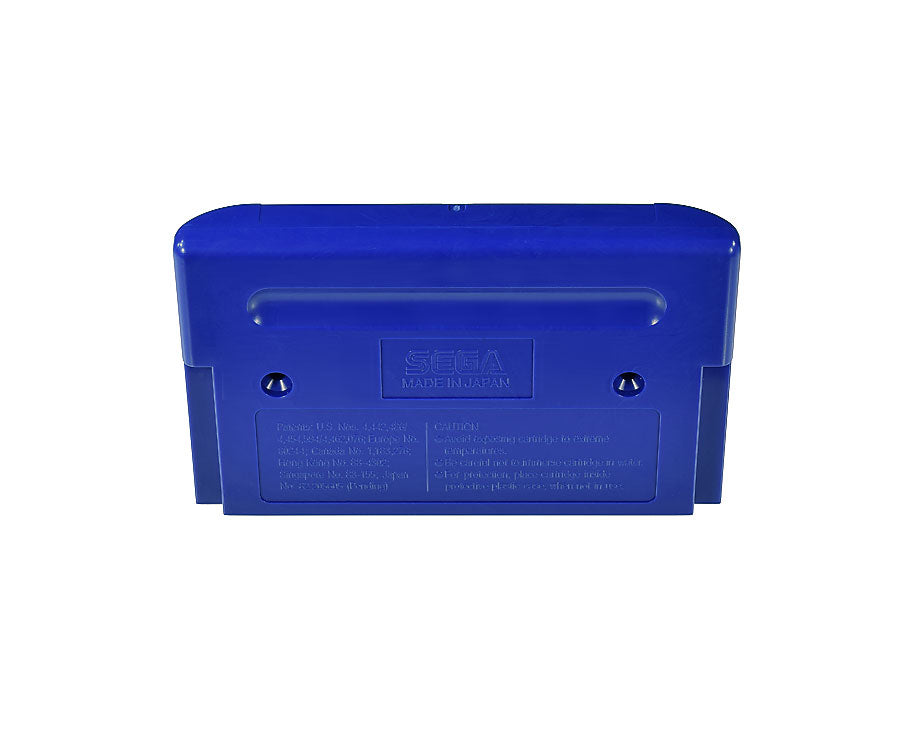 Sega Genesis Cartridge Shell [Dark Blue] [With Logo]