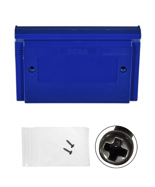 Sega Master System Cartridge Shell [Dark Blue] [With Logo]