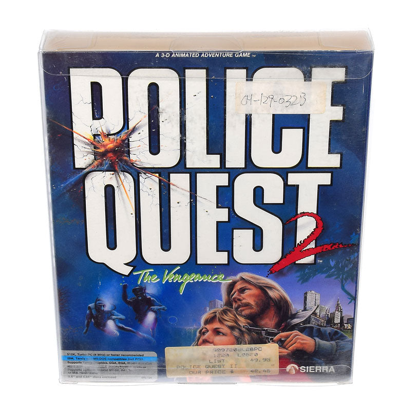 Police Quest 2: The Vengeance Game Box Protector