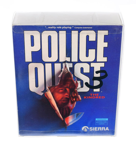Police Quest 3 Game Box Protector [183x58x228mm]