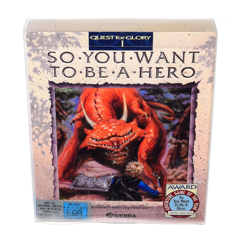 Quest for Glory I: So You Want to Be a Hero Game Box Protector