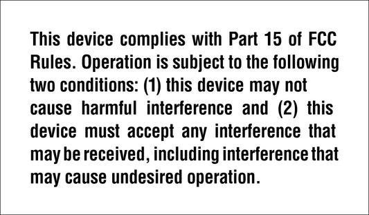 Sega CD Model 2 FCC Label