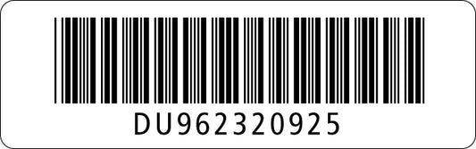 Sega Dreamcast Console Barcode Label