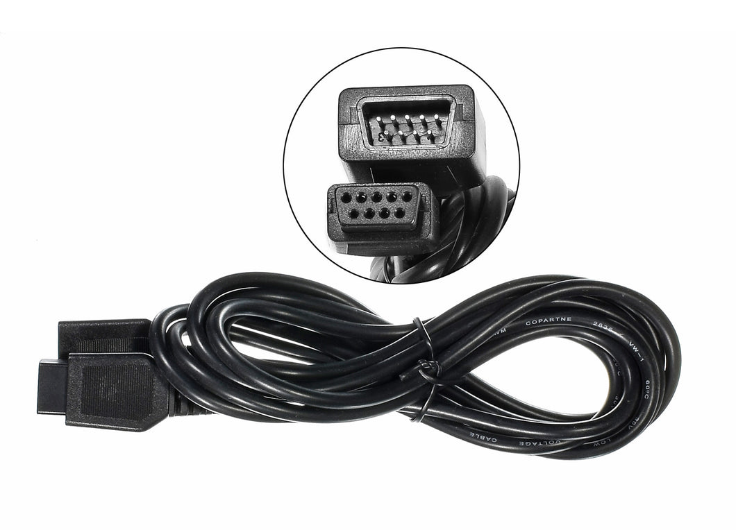 Sega Genesis 1/2/3 Controller Extension Cable