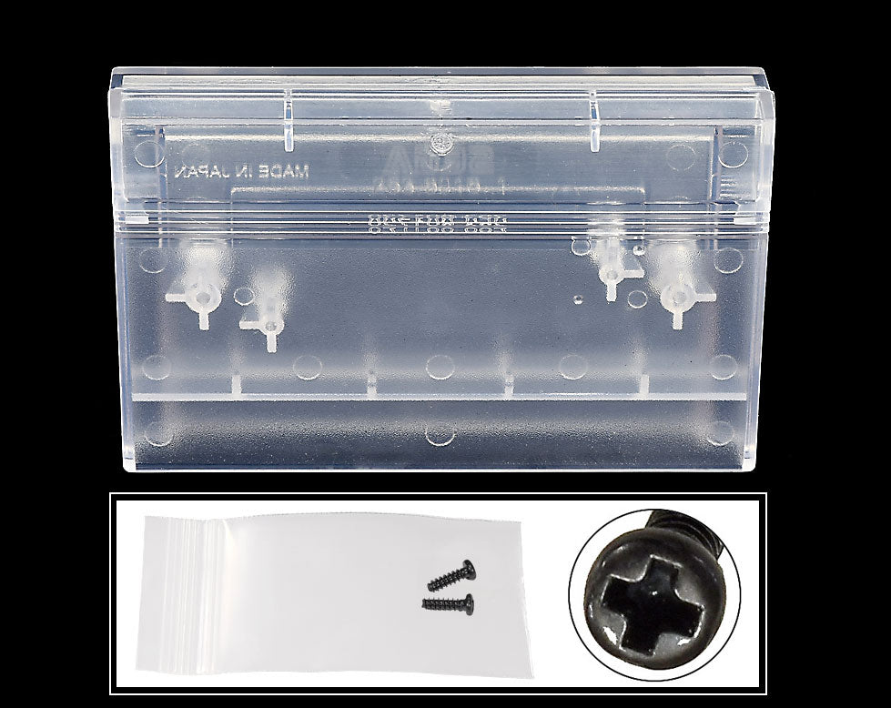 Sega Master System Cartridge Shell [Transparent, With Logo]