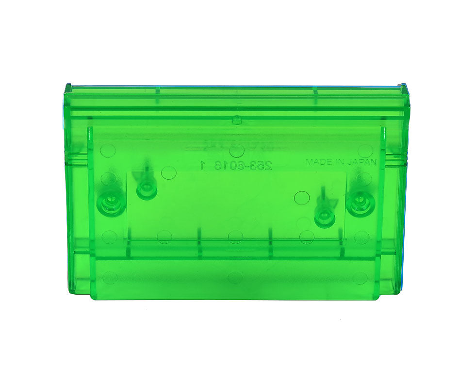 Sega Master System Cartridge Shell [Transparent Green, With Logo]