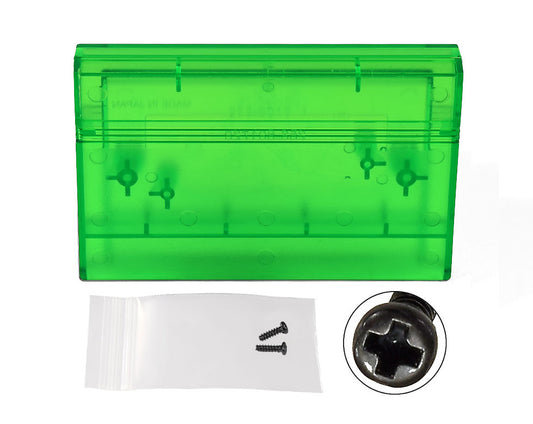 Sega Master System Cartridge Shell [Transparent Green, With Logo]