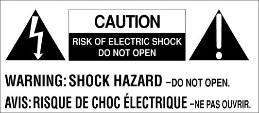 Sega Saturn Console Hazard Label