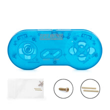 Load image into Gallery viewer, Super Nintendo [SNES] Controller Shell [Clear Blue]