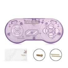 Load image into Gallery viewer, Super Nintendo [SNES] Controller Shell [Clear Purple]