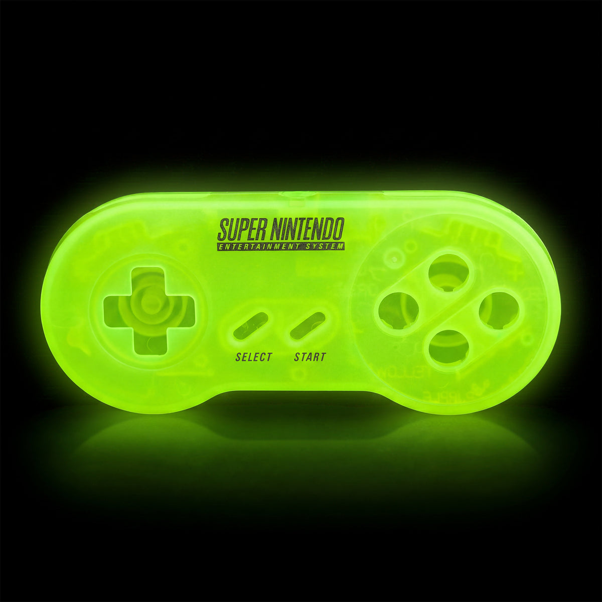 Super Nintendo [SNES] Controller Shell [Glow-in-the-Dark] – Hoskbrew