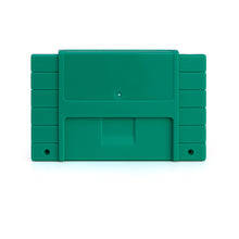 Load image into Gallery viewer, Super Nintendo [SNES] Game Cartridge Shell [FX] [Solid Green]