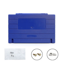 Load image into Gallery viewer, Super Nintendo [SNES] Game Cartridge Shell [FX] [Solid Dark Blue]