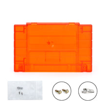 Load image into Gallery viewer, Super Nintendo [SNES] Game Cartridge Shell [FX] [Clear Orange]