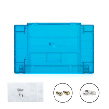 Load image into Gallery viewer, Super Nintendo [SNES] Game Cartridge Shell [FX] [Clear Blue]