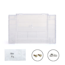 Load image into Gallery viewer, Super Nintendo [SNES] Game Cartridge Shell [FX] [Clear] [No Logo]