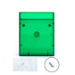 Atari XE Game Cartridge Shell [Clear Green]