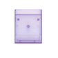 Atari XE Game Cartridge Shell [Clear Purple]