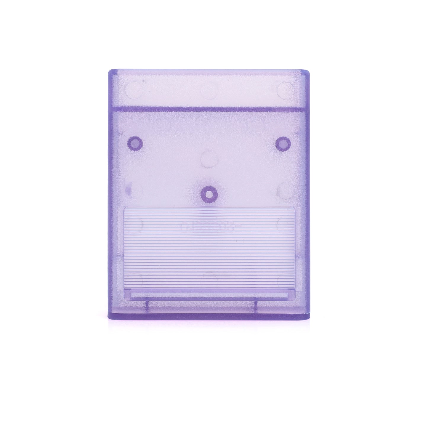 Atari XE Game Cartridge Shell [Clear Purple]