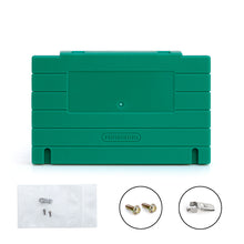 Load image into Gallery viewer, Super Nintendo [SNES] Game Cartridge Shell [FX] [Solid Green]