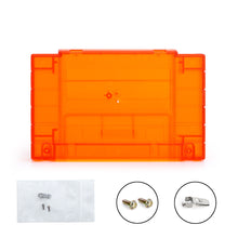 Load image into Gallery viewer, Super Nintendo [SNES] Game Cartridge Shell [FX] [Clear Orange]