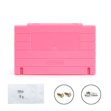 Load image into Gallery viewer, Super Nintendo [SNES] Game Cartridge Shell [FX] [Solid Pink]