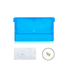Load image into Gallery viewer, GameBoy Advance Game Cartridge Shell [Clear Blue] [With Logo]