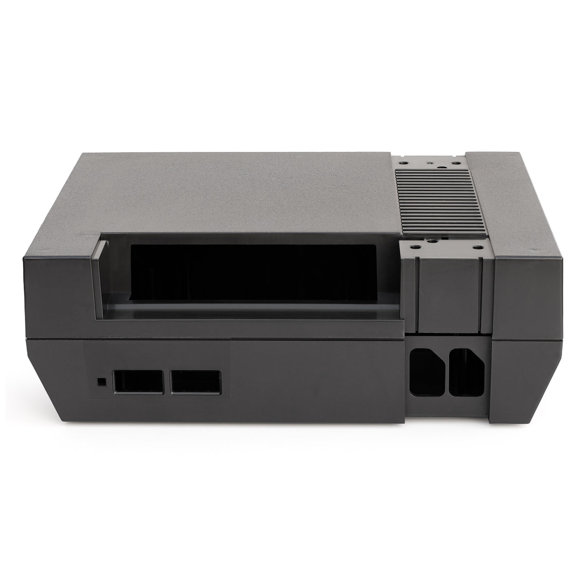Nintendo NES Front Loader [NES-001] Bottom Shell [Solid Black] – Hoskbrew