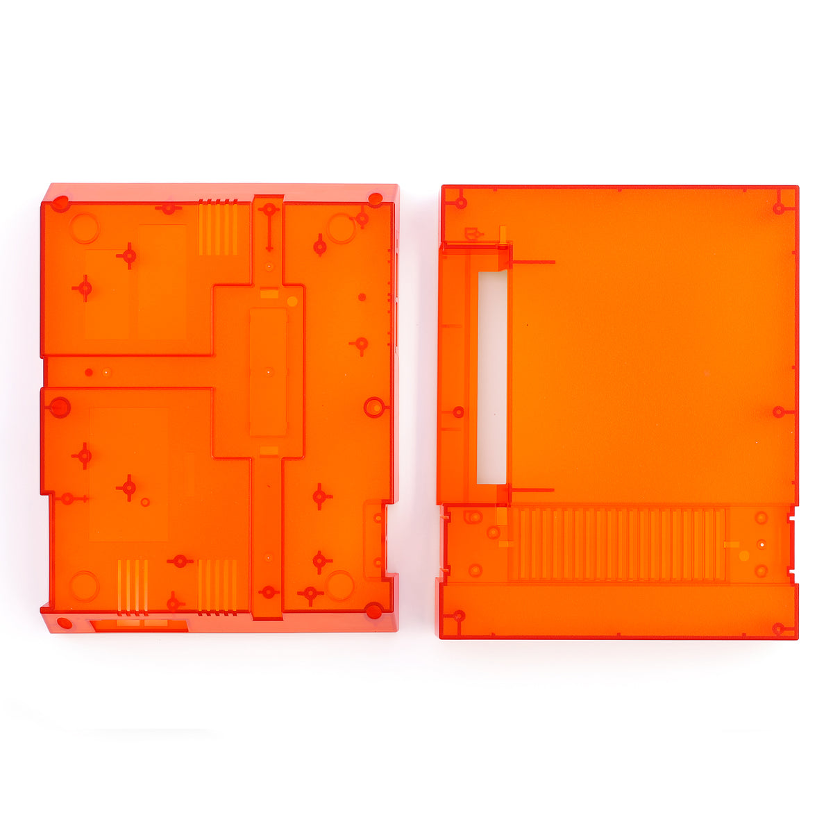 Nintendo NES Front Loader [NES-001] System Shell [Clear Orange] – Hoskbrew