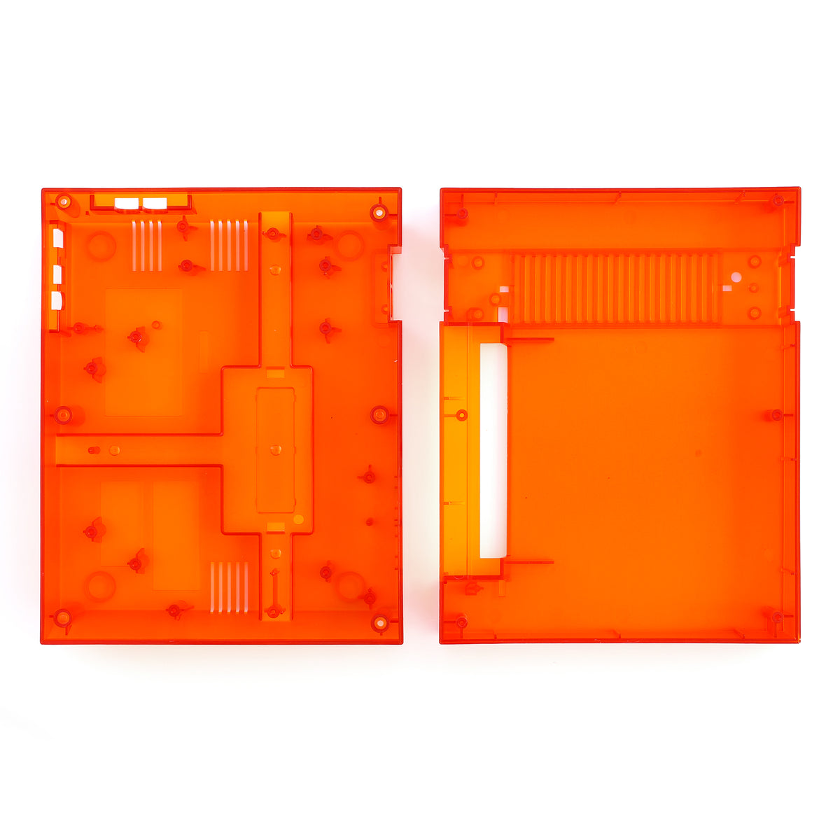 Nintendo NES Front Loader [NES-001] System Shell [Clear Orange] – Hoskbrew