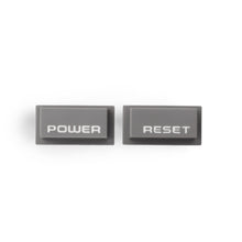 Load image into Gallery viewer, NES Console Power/Reset Buttons [White Text] [Dark Gray Button]
