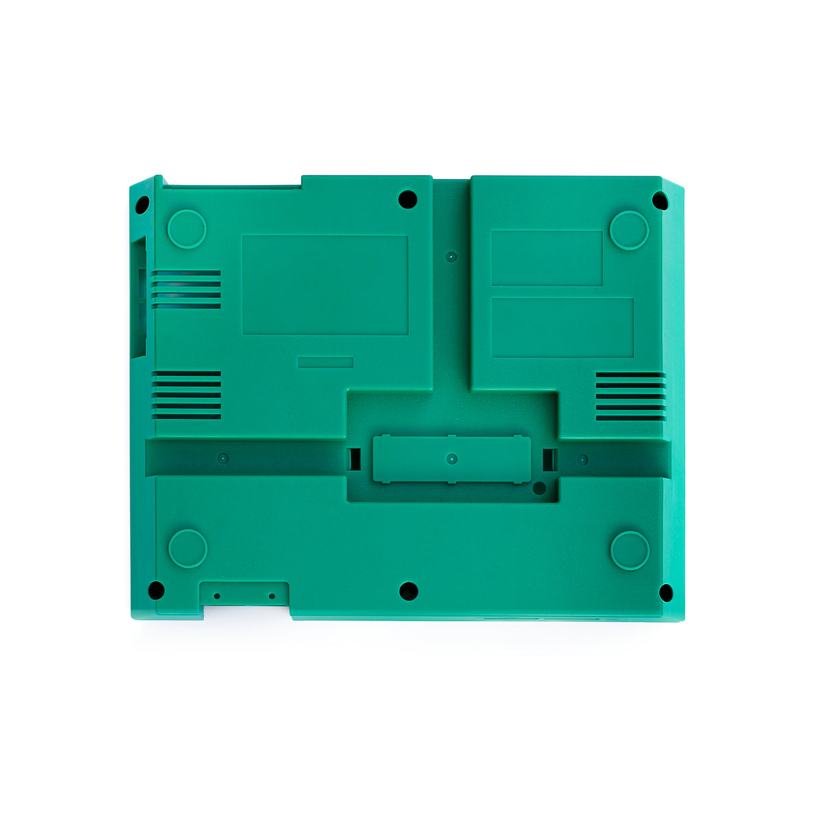 Nintendo NES Front Loader [NES-001] Bottom Shell [Solid Green] -Made i ...