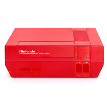 Load image into Gallery viewer, Nintendo NES Front Loader [NES-001] System Shell [Clear Red]