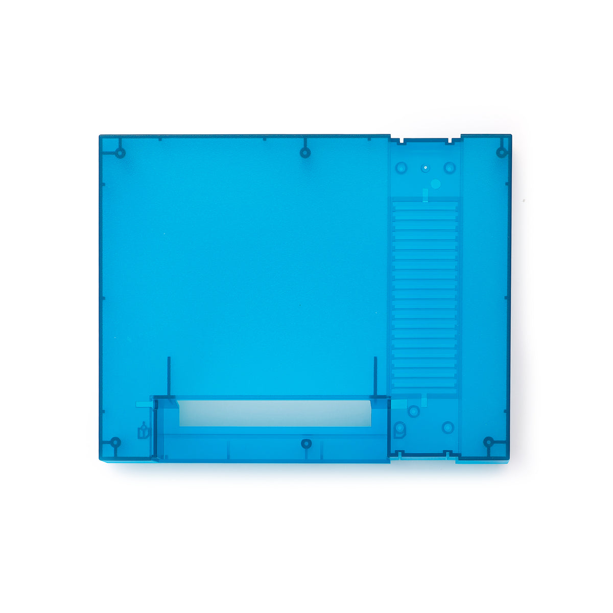 Nintendo NES Front Loader [NES-001] Top Shell [Clear Blue] – Hoskbrew