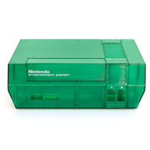 Load image into Gallery viewer, Nintendo NES Front Loader [NES-001] System Shell [Clear Green]