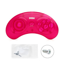 Load image into Gallery viewer, Sega Genesis 6-Button Controller [Clear Red]