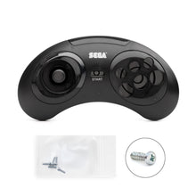Load image into Gallery viewer, Sega Genesis 6-Button Controller [Clear Black]