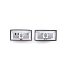 Load image into Gallery viewer, NES Console Power/Reset Buttons [White Text] [Clear Black Button]