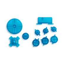 Load image into Gallery viewer, Sega Genesis 6-Button Controller Buttons [Clear Blue]