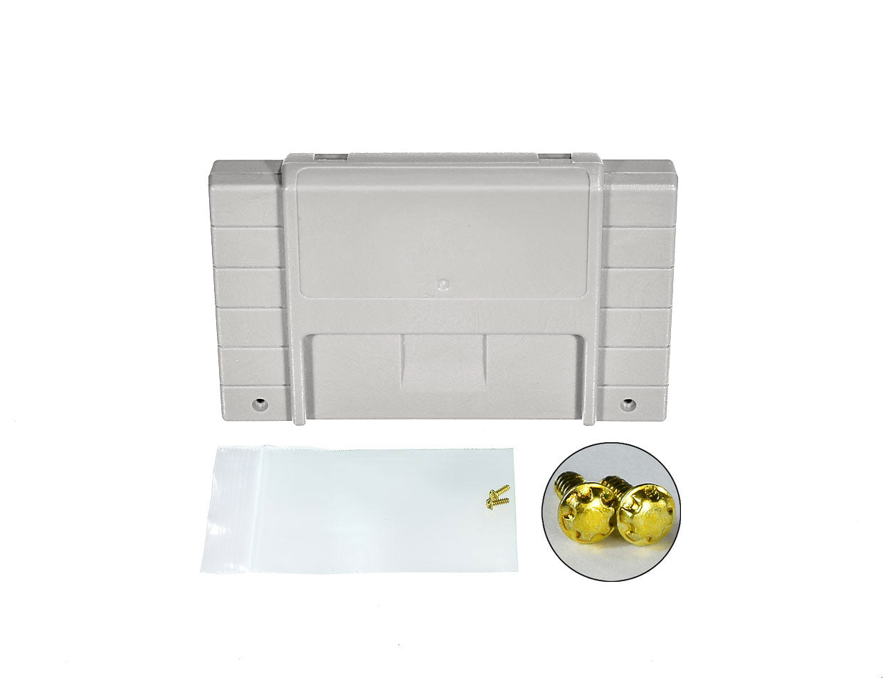 Super Nintendo [SNES] Game Cartridge Shell [Non FX] [Gray] [No Logo ...