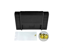 Load image into Gallery viewer, Super Nintendo [SNES] Game Cartridge Shell [Non FX] [Solid Black] [With Logo]